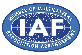 Accreditation by IAF