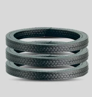 Image of a Die-Moulded Gland Packing Ring. Equivalent to Champion