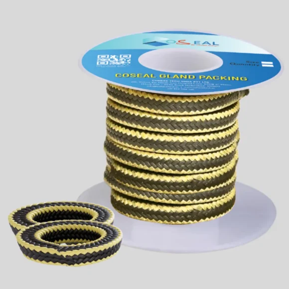 Image for Graphited PTFE with Aramid Corners Gland Packing. Equivalent to Champion 176