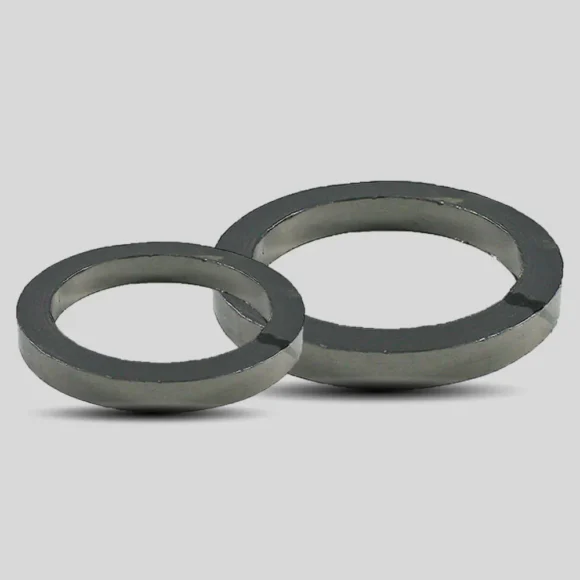 Graphite Rings are used in High Temperature Applications. Equivalent to Champion