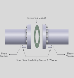 Detailed image of Gasket Insulation Kit explaining the parts. Equivalent to Champion